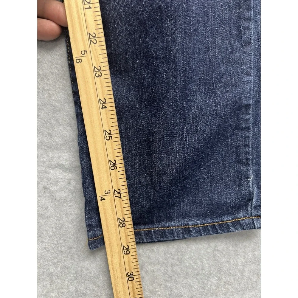 The Childrens Place Boys Blue Straight Leg Stretch Denim Jeans Dark Wash Size 18